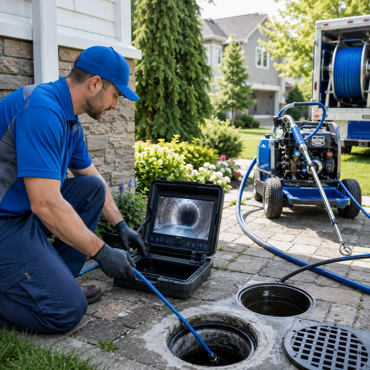Outdoor drain cleaning professionals serving Hobgood, NC